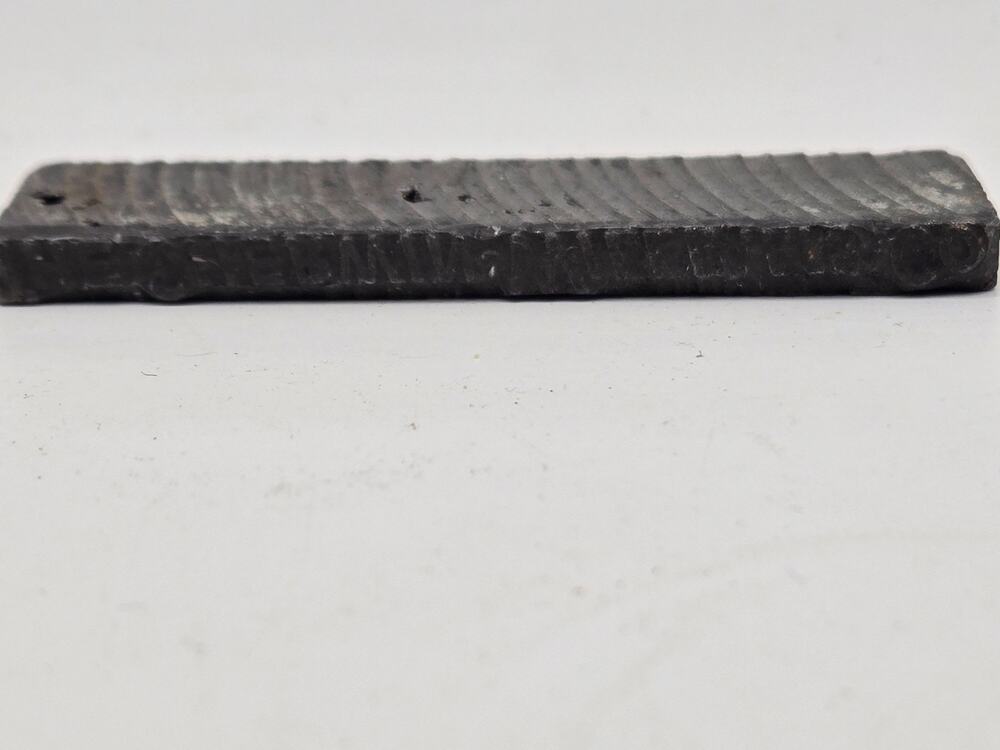 Vintage Letterpress Printing Block The Sherwin-Williams Co. 3"